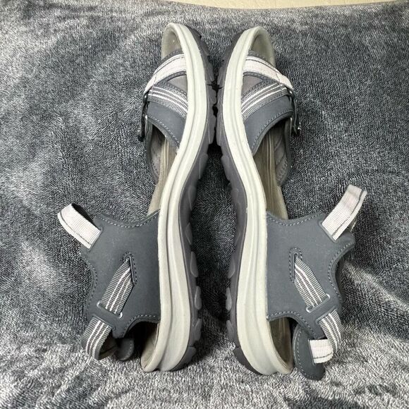🖤 Keen Womens Sandals Anatomic Footbed Pink/Gray sz 11 Strappy Adjustable - Picture 7 of 8